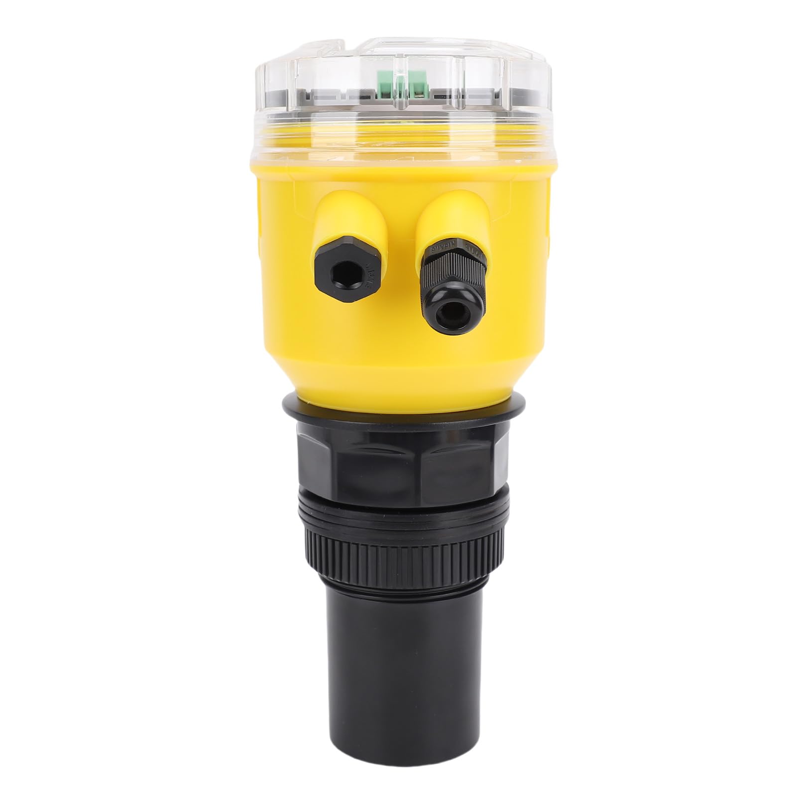Jectse Sensore di Livello Digitale Compatto per Misuratore di Livello Ad Ultrasuoni per la Produzione di Energia e L'estrazione Mineraria Giallo LCD da 9,19 X 3,8 Pollici 4-20 MA per il Trattamento