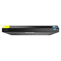 Cecotec Cappa Aspirante Convenzionale 60 cm Bolero Flux CM 602100 Black A. Finitura Nera Verniciata, Aspirazione 228 m³, h, 3 Velocità, Filtro in Alluminio, Classe A, Motore BLDC e Luce LED