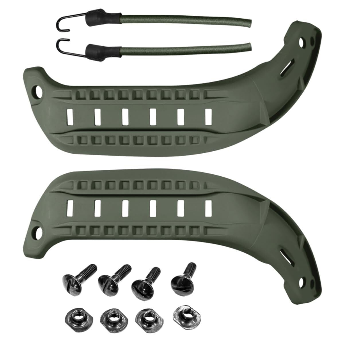 PBTMCD 1 Pair - Tactical Helmet Side Rail With NVG Bungee, For MICH 2000 2001 2002 ACH Helmet Accessories(OD)