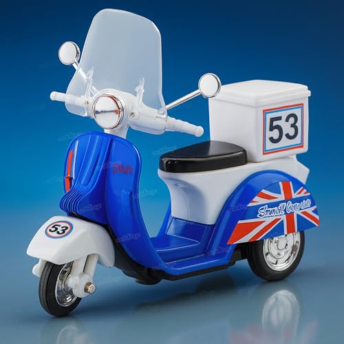 Image of Zest 4 Toyz Kids Scooter Toy for Kids | Die-Cast Miniature Bike Pull Back Toy for Toddlers | Toys for 3 Years & Above | Designer Mini Scooter for Boys & Girls - Blue