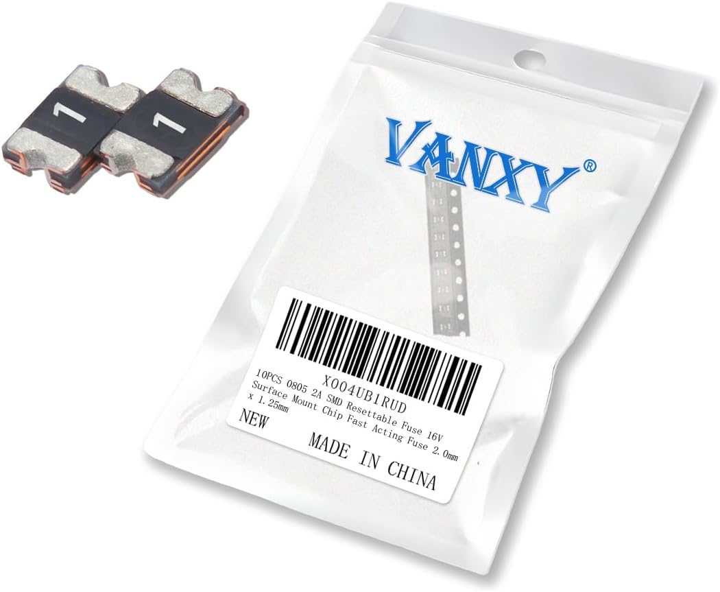 10PCS 0805 2A SMD Resettable Fuse 16V Surface Mount Chip Fast Acting Fuse 2.0mm x 1.25mm