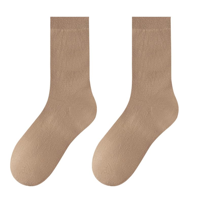 Athletic Crew Socks, Beige