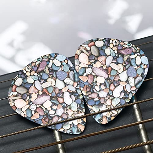 Ensemble de 12 médiators de guitare de galets colorés de plage pour guitare acoustique, guitare électrique, contrebasse… - Les Beatles, Paul McCartney, John Lennon, RIngo Starr, George Harrison Ensemble de 12 médiators de guitare de galets colorés de plage pour guitare acoustique, guitare électrique, contrebasse… – Image 8