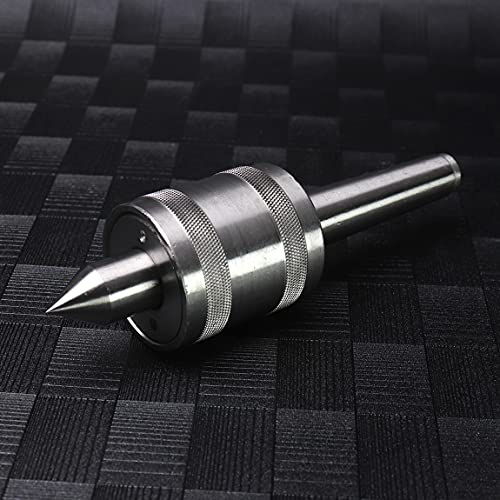 Atoplee 1Pc Live Center Mt2 Morse Taper Triple Bearing 2 Mt .0002" For High Speed Turning Cnc Working #TOP5