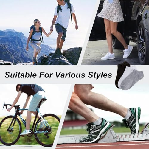 RICHBULL 200 Pairs Thin Low Cut Ankle Socks Bulk for Men/Women Adult Homeless 6