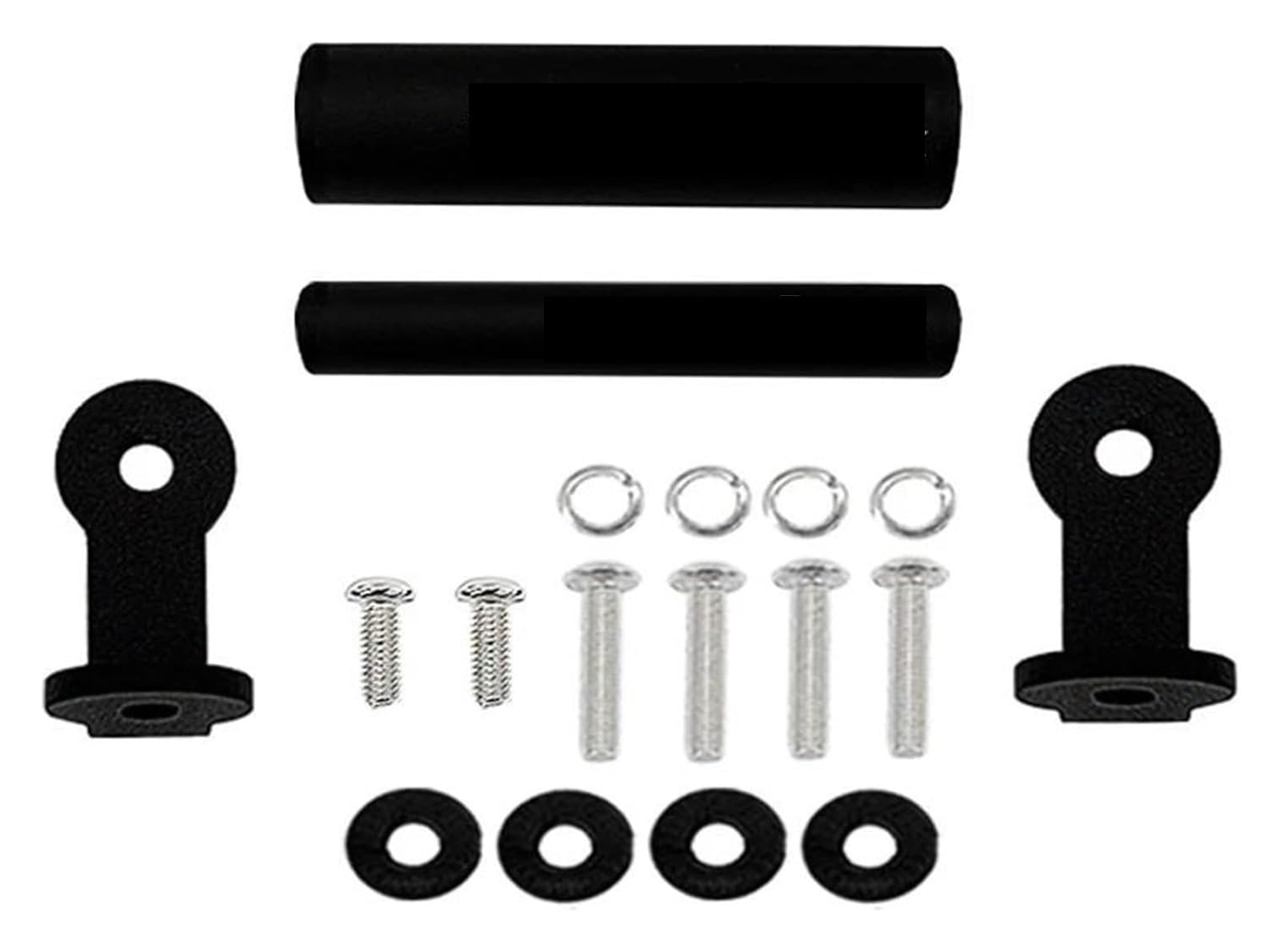 Soporte GPS para teléfono para Yamaha Tracer 7/700 GT MT-07 para Soporte De Teléfono GPS Aleación Aluminio Extensión Navegación para Motocicleta(Black 1)
