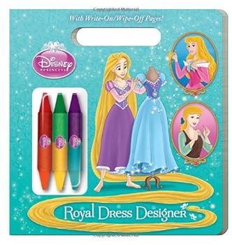 Board book Royal Dress Designer (Disney Princess) (Write-On/Wipe-Off Activity Book) Book