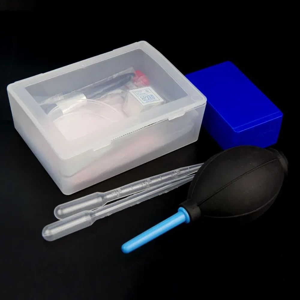 Accessori per microscopio da laboratorio Set di accessori for microscopi biologici Set di esperimenti scientifici di biologia Vetrini di vetro Copri strumenti biologici