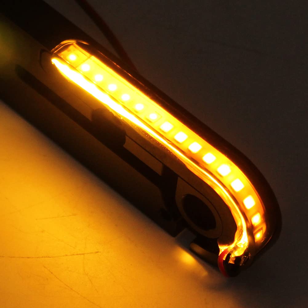Staffe per indicatori di direzione a LED per forcella per moto adatte per Harley Touring Street Glide Road King Electra Glide 1998-2023