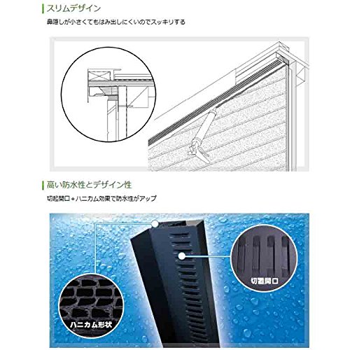 Amazon.co.jp: 【10本入】躯体換気部材 通気見切り部材 SEV-15 
