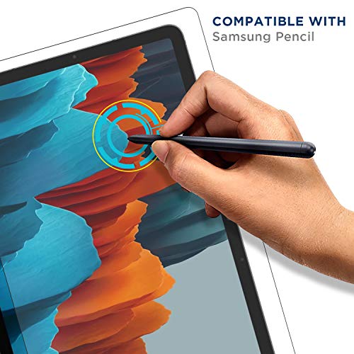 Tech Armor Matte Anti-Glare/Anti-Fingerprint Film Screen Protector Designed For Samsung Galaxy Tab S7 Plus 2 Pack #TOP2