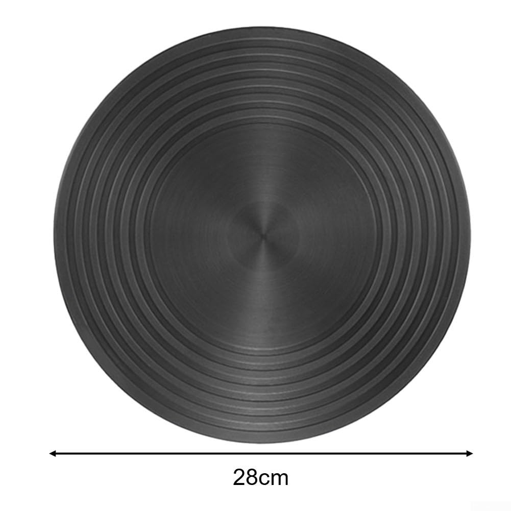 Piastra adattatore a induzione per riscaldamento uniforme, piastra per diffusore di calore antiscivolo per pentole in vetro (28 cm)