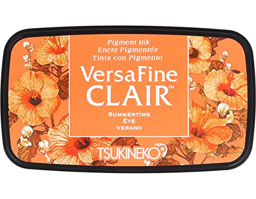 Imagine Tsukineko VF-CLA-701 Summertime Versafine Clair Ink Pad, Synthetic Material, Orange, 5.6 x 9.7 x 2.3 cm