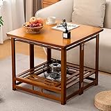 kotatsu pas cher 【Diseño multifuncional para todo el año】Úsala como mesa caliente en invierno o mesa de café en verano. Tablero y manta desmontables para uso todo el año