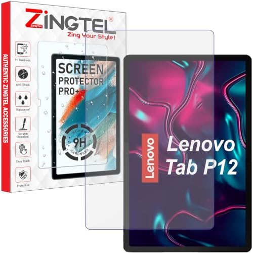 Image of Matte Screen Guard Compatible With Lenovo Tab P12 (12.7 inch Inch Tablet) Flexible Anti Glare Matte Screenguard Not a Tempered Glass Screen Protector