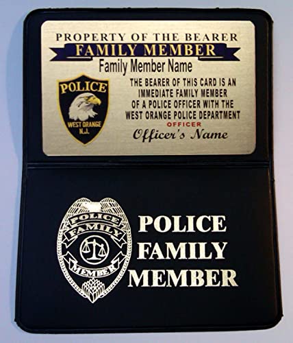 Police Gold Card - Law Enforcement Only. Similar to the PBA courtesy card only printed on brass with all officer and department information2