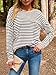 LILLUSORY Womens Sweaters 2025 Early Fall Fashion Must Have Clothes Outfits Striped Lightweight Oversized Ladies Cute Teacher Work Office Pullover Crewneck Long Sleeve Trendy Old Money Tops Clothing
