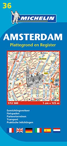Michelin Map Amsterdam #36 (Maps/City (Michelin))