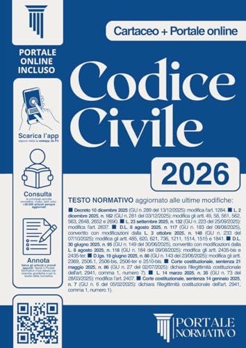 Codice Civile: Ediz. Integrale aggiornata alle ultime modifiche