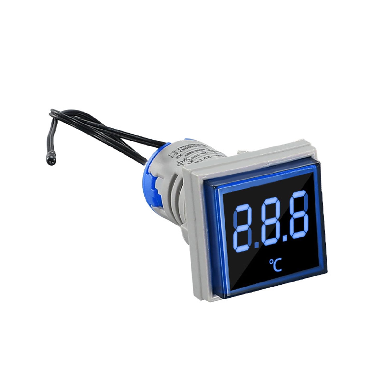 220V -20-199'C Square Digital Thermometers with Low Energy Consumption for Home Office and Laboratory Use