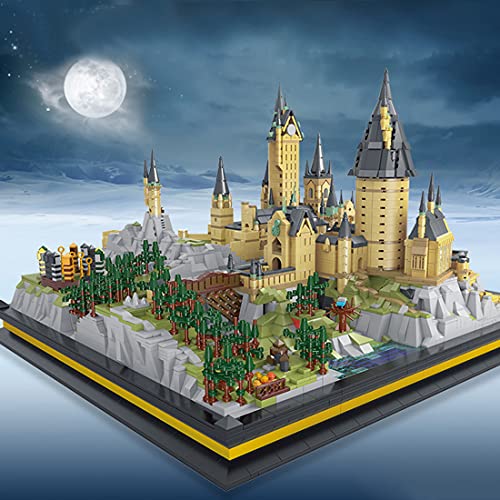 Mysta Burg Architektur Bausteine, 7580 Teile Groß Modular Schloss Kleine Partikel Klemmbausteine, Exklusives… – Bild 5