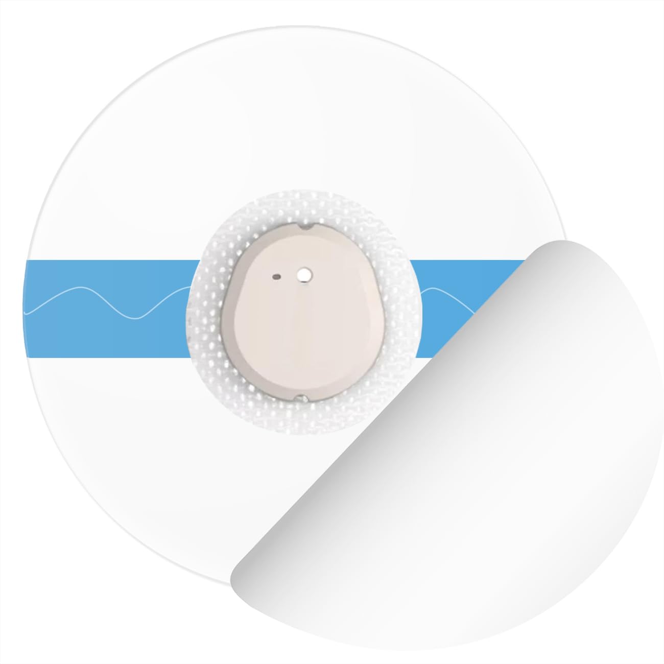G7 Überpflaster, wasserdicht, 55 Stück Klebeband für G7, Stelo-transparente Klebepflaster für CGM, ohne Loch in der Mitte. HECHUAN