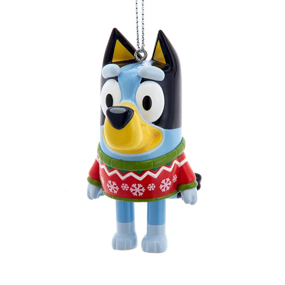 Bluey Christmas Ornament Officially Licensed Seasonal Sweater Holiday Tree Decoration