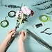Floral Arrangement Kit, Floral Tape and Floral Wire with Cutter,Green Floral Tape 22 Guage Floral Stem Wire 26 Gauge Green Floral Wire for Bouquet Stem Wrap Florist, Wreath Making Supplies