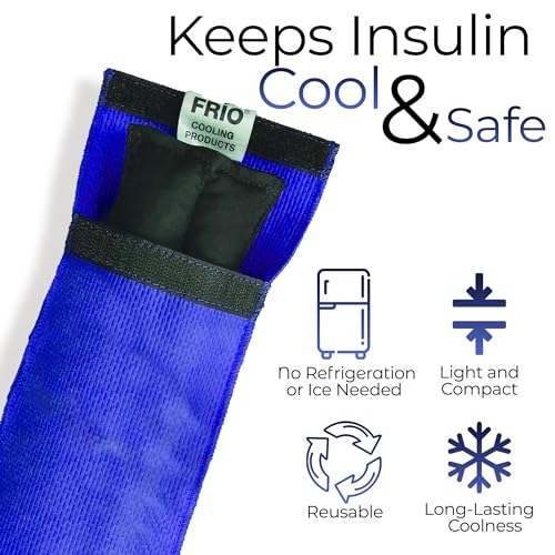 frio duo insulin cooler wallet - keep medication cool for 45 hours insulin bag - perfect for travel and everyday use