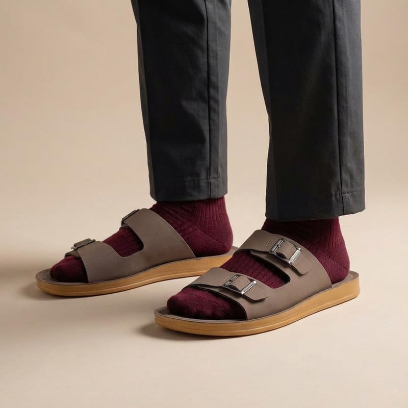 Image of WALKAROO Sandal For Men's|Light Weight and Comfortable|Stylish Casual Wear|WG5661