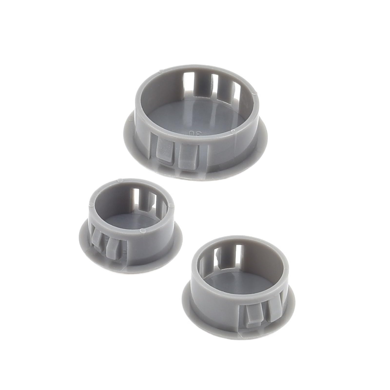 Szary nylonowy korek do otworu 5-32 mm Płaska nasadka z pokrywą HP22(HP-22, 100 szt.)