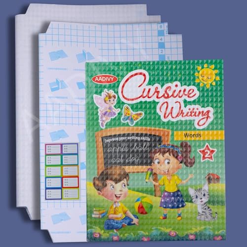 Image of 10 Pcs- Medium Sizes Book Biding Cover Cut Self-Adhesive Book Cover Transparent, Paper Sticker Book Cover Film, Waterproof School Textbook Protective Case Cover, Diamond Pattern. 43x30 CM