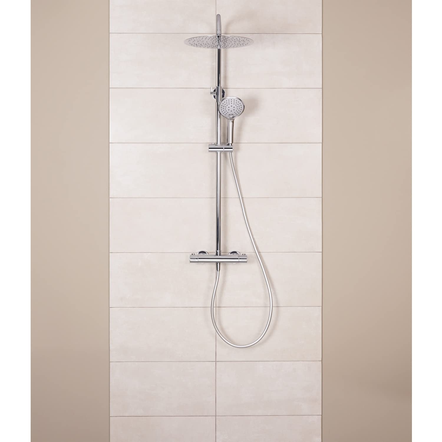 Colonne de douche avec mitigeur thermostatique PALOMA by Eurosanit