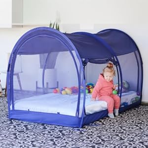 LEEDOR Bed Tent Dream Tents Bed Canopy Shelter Cabin Indoor Privacy Warm Breathable Pop Up Twin/Full/Queen for Kids and Adult Patent Pending(Mattress Not Included)