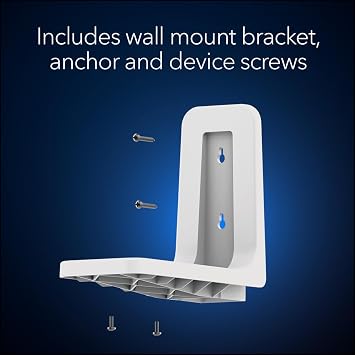 NETGEAR WiFi 7 Wall Mount Kit (RBEWM-10000S) Compatible with Orbi & Nighthawk WiFi 7 Systems, White