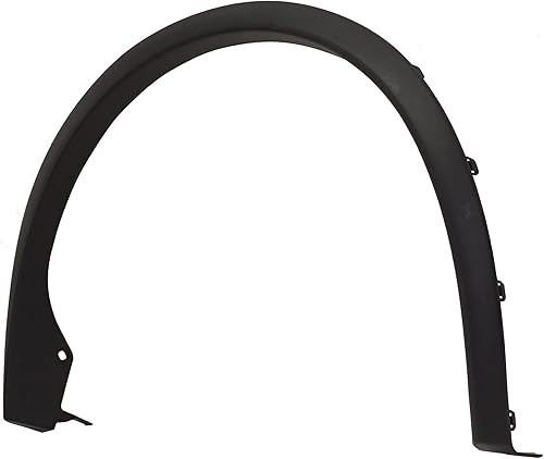 Miniatura 3 de Evan Fischer Moldura de guardabarros compatible con Nissan Murano 2015-2021 con textura negra trasera, lado del conductor NI1790101