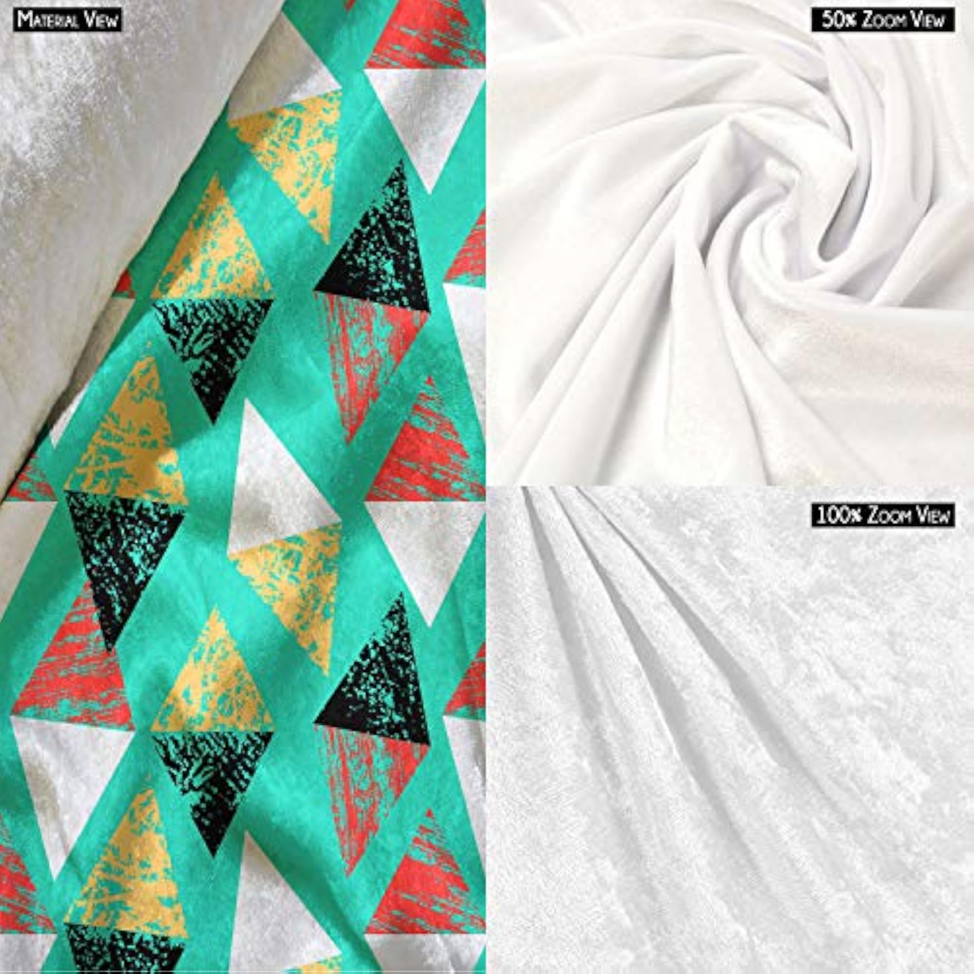 Grunged Triangles Table Cloth Cover for Dining & Center Table