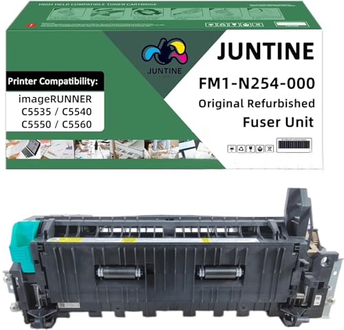 JUNTINE FM1-N254-000 Fuser Unit Original Refurbished Replacement for Canon FM1-N254-000 Fuser Unit Compatible with Canon imageRUNNER C5535 C5540 C5550 C5560 Printers(110V-200K)