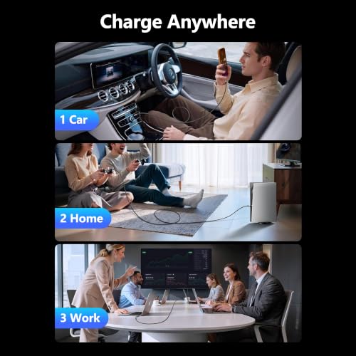 Image of MX 240W Type C to Type C Fast Charging Cable with LED Display | Nylon Braided Tangle Free Fast Charging & Data Cable, 5A, 480Mbps for MacBook, Laptop, iPad & Phone, 2Mtr