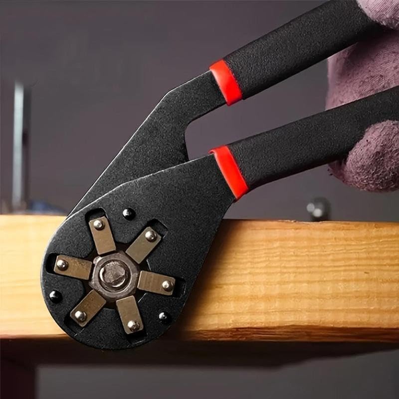 Adjustable Wrench, 1 Count 14 in 1 Multifunctional with Anti-slip Handle, Tool for Car Bicycle Repair, Heavy Duty Hex Combination, Adjustable Socket Wrench (6inch)