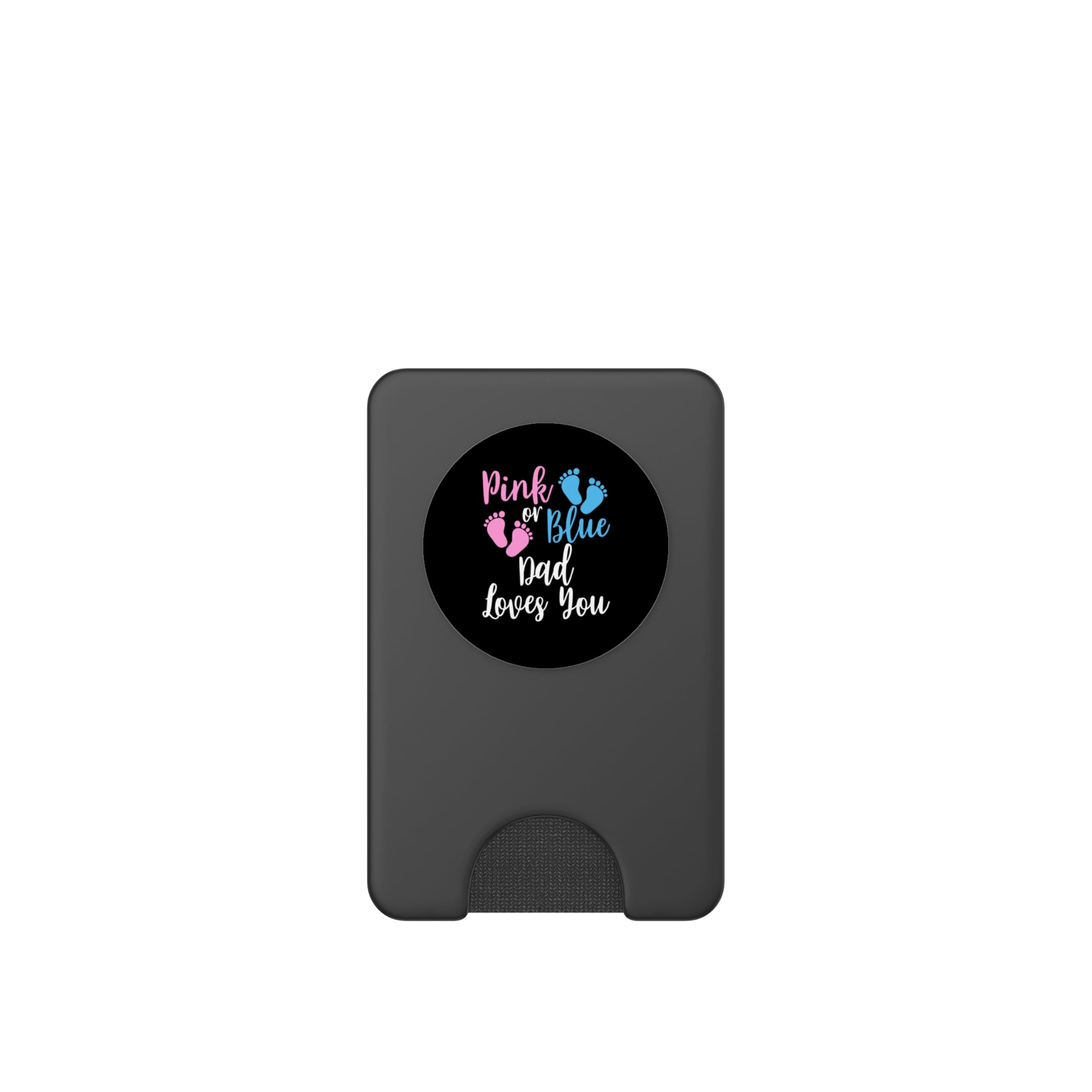 Papá rosa o azul te ama revelación de género PopSockets PopWallet para MagSafe