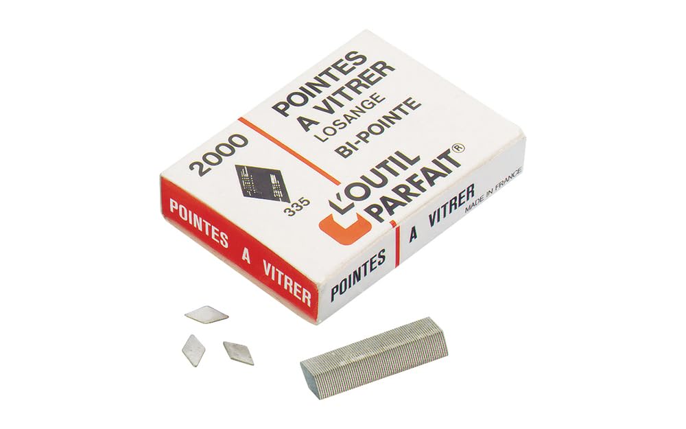Générique - "agrafe pour agrafeuse de vitrier ""pointix""" - Forme.Losange - Cond..2 000 -