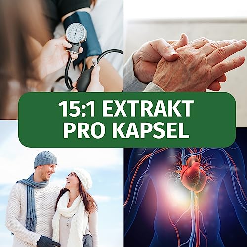 Green Naturals® Schwarzer Knoblauch Kapseln - Hochdosiert: 750 mg (15:1 Extrakt) - Entspricht 11250 mg Tagesdosis - Black Garlic