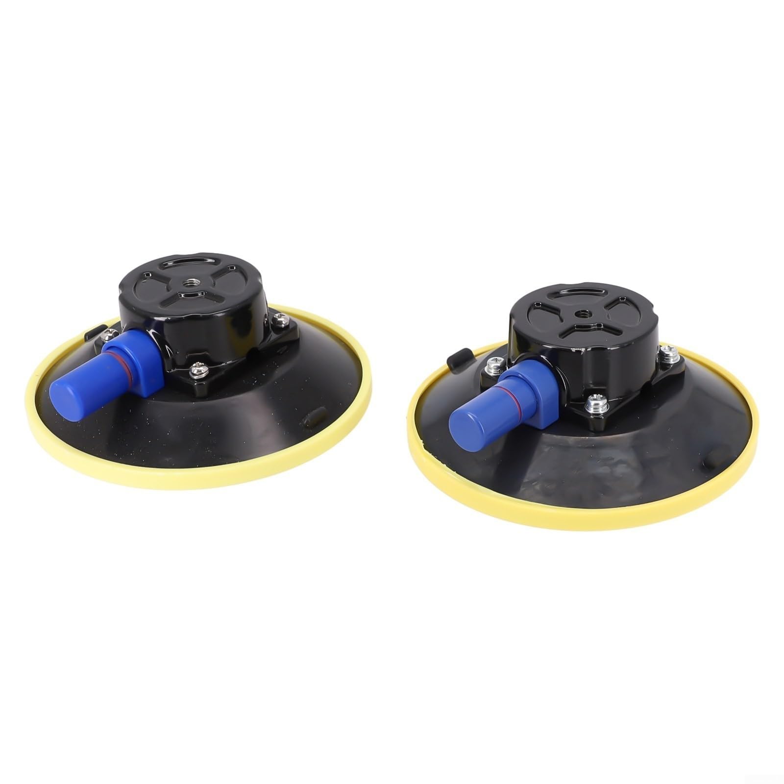 2er-Pack Vakuum-Saugnapfhalter, 150 mm, Handpumpe, Glassauger mit M8-Gewinde für Auto-Reparaturen, Hebewerkzeug