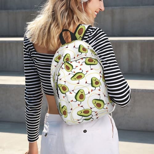 Mochila de mano para portátil y bolsa de enfermera con aguacates animados 7