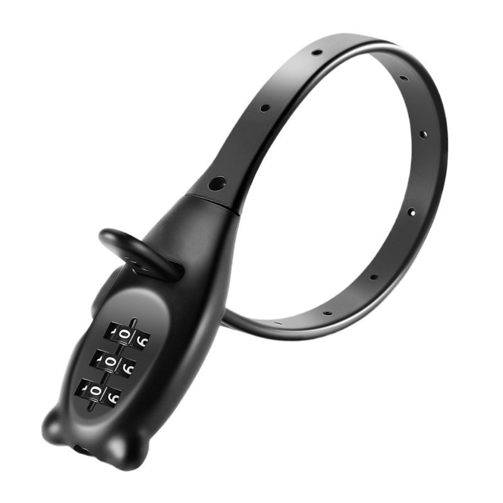 Motorcycle Handlebar Lock Bicycle Lock Portable Cable Zinc Alloy Motorcycle Helmet Password Safety Anti-Theft Adjustable Rope Motorcycle Disc Lock(31cm-Short Bear)