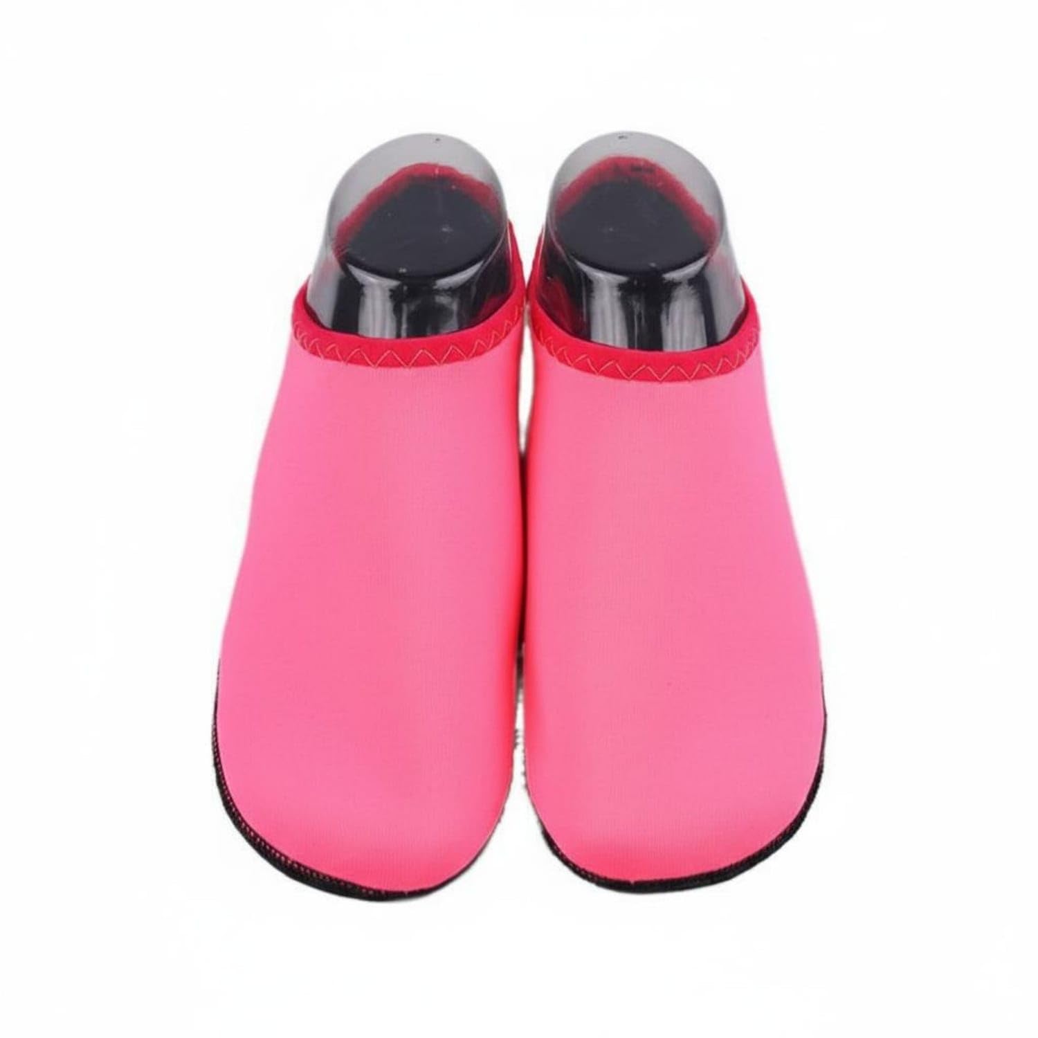 Breathable Snorkeling Shoes Wear-Resistant Slip-on Water Shoes Shielded Sole Quick-Dry Aqua Socks Lightweight for Swimming, Diving, River Trekking, Surfing, Rose Red, 3XL-image-32