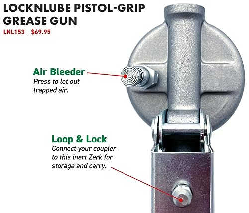 Locknlube LNL153 Heavy-Duty Pistol Grip Grease Gun. Includes Our Patented Locknlube® Grease Coupler thumb #4