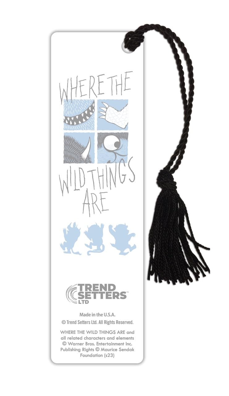 Where The Wild Things are - King of Wild Things - 2" X 7" Glossy Tassel Bookmark - Officially Licensed Merchandise - Image 2