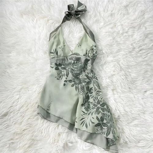 2000s Cute Summer Cami Flower Spaghetti Strap Tank Top Women Sleeveless Going Out Tops2